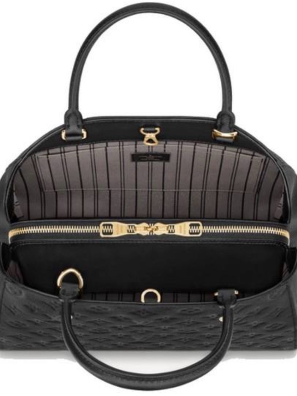 Louis Vuitton Montaigne MM – Black Monogram Empreinte, Studded version